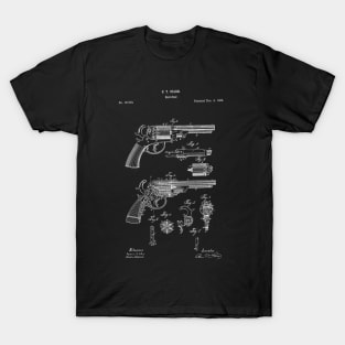 Starr DA Revolver Patent (white) T-Shirt